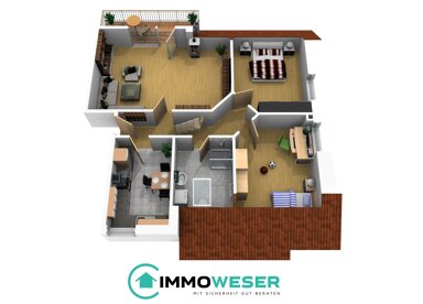 Maisonette zum Kauf 275.000 € 4 Zimmer 89,5 m² 2. Geschoss Thedinghausen Thedinghausen 27321