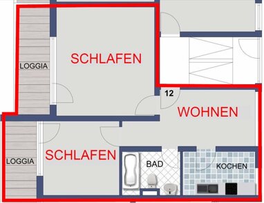Wohnung zum Kauf Provisionsfrei 279.000 € 2 Zimmer Weiden Köln 50859