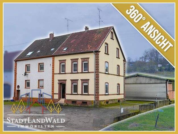 Mehrfamilienhaus zum Kauf 159.650 € 14 Zimmer 360 m² 800 m² Grundstück Hauptstraße 14 Nünschweiler 66989