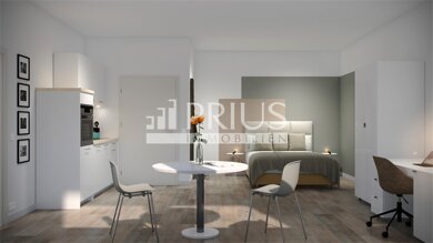 Studio zur Miete 724 € 1 Zimmer 23 m² 1. Geschoss Rheinstr. 51 Rheintor / Grafenstraße Darmstadt 64283