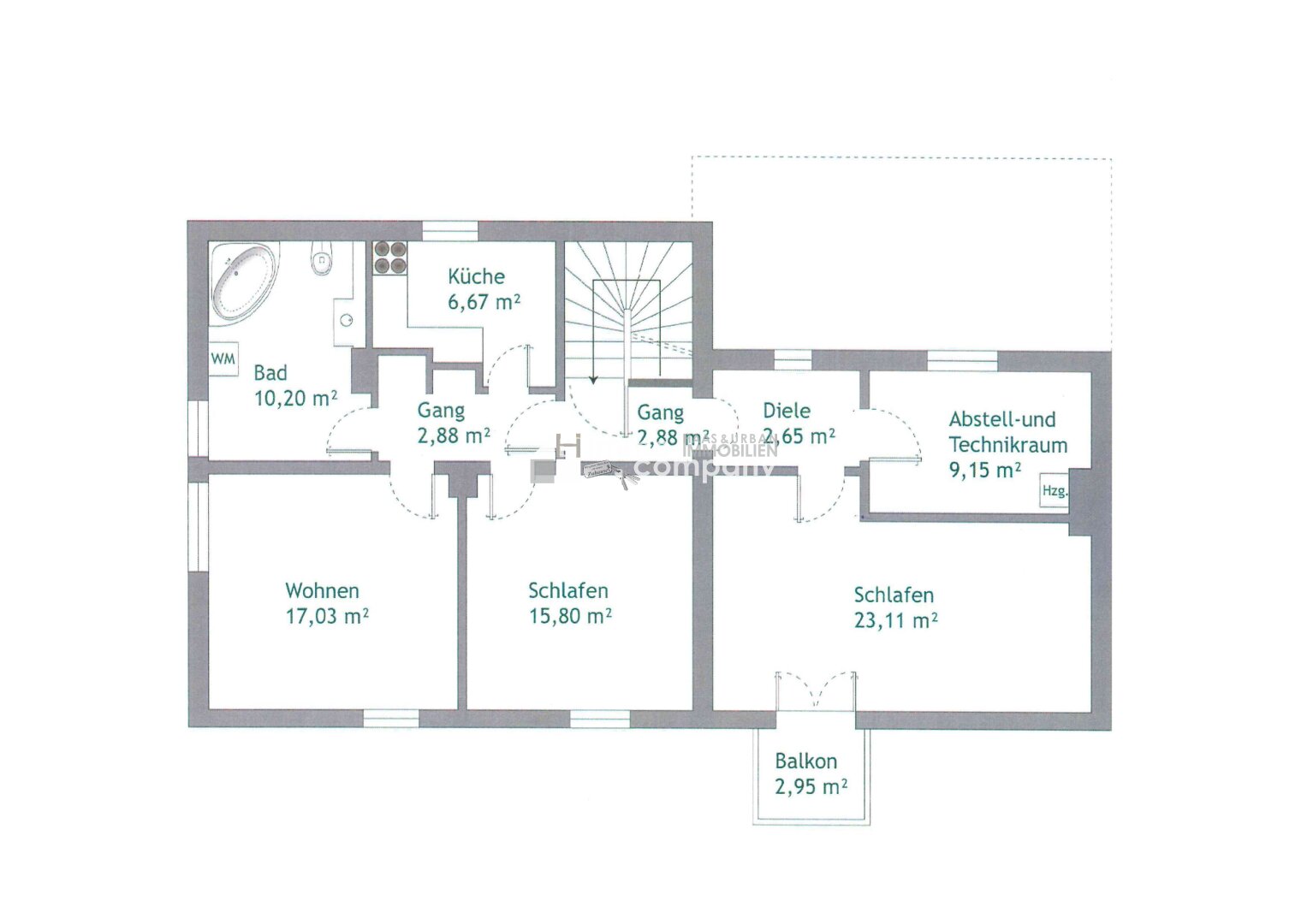 Wohnung zum Kauf 397.000 € 3,5 Zimmer 90 m²<br/>Wohnfläche 1.<br/>Geschoss Salzburg Salzburg 5020