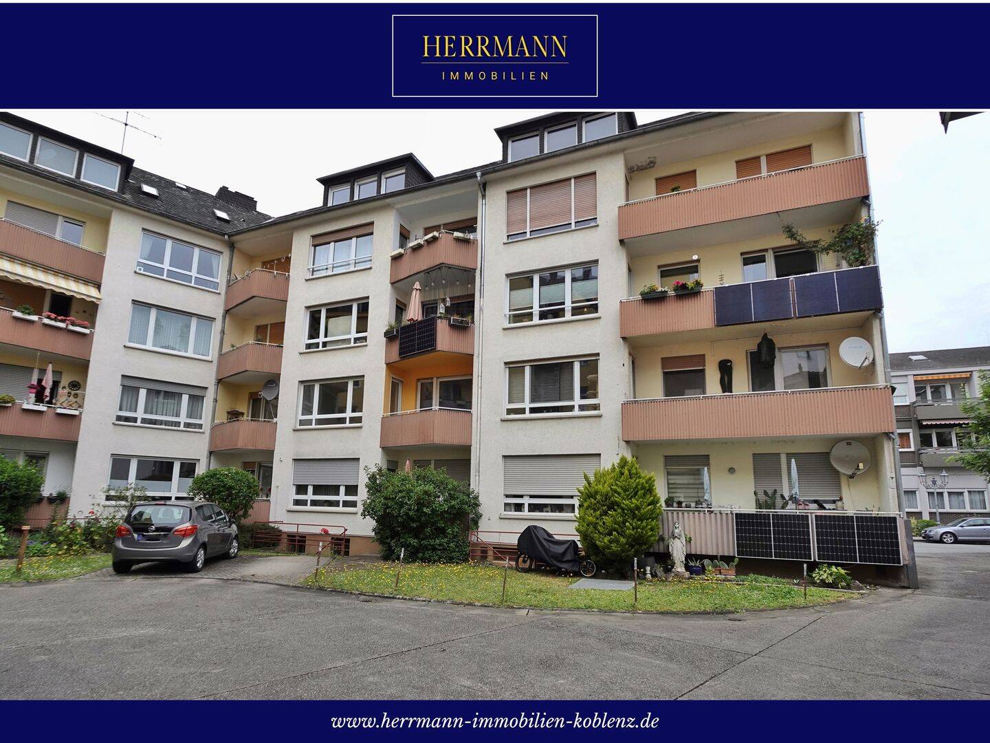 Komfortable Altstadtwohnung mit 3 Zimmern, Südbalkon und Garage in zentraler Lage