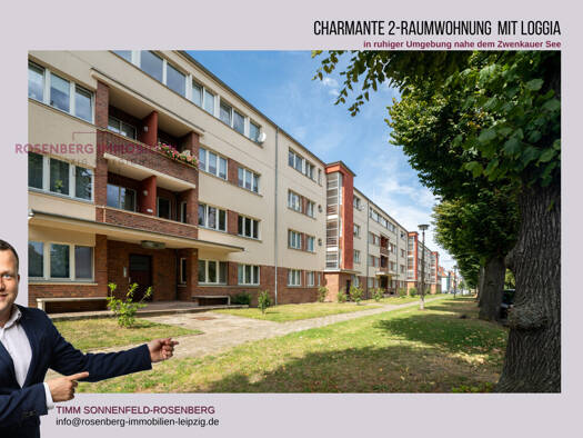 Wohnung zum Kauf 89.900 € 2 Zimmer 52,3 m² 1. Geschoss Goethestraße 15 WE12 Zwenkau 04442