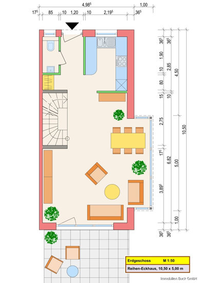 Doppelhaushälfte zum Kauf 567.708 € 6 Zimmer 128 m² 355 m² Grundstück Gingen an der Fils 73333