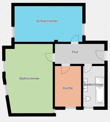 Apartment zur Miete 1.250 € 2 Zimmer 76 m² 1. Geschoss Brunnleite 2 Westnerwacht Regensburg 93047