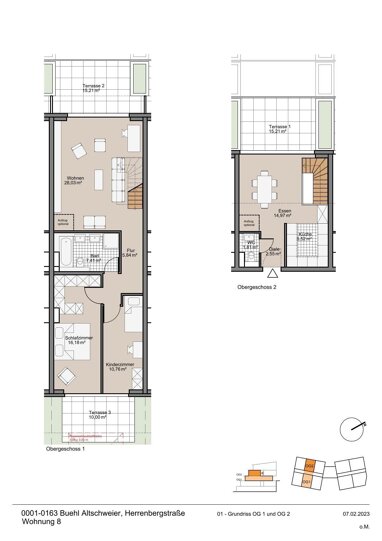 Terrassenwohnung zum Kauf Provisionsfrei 569.500 € 4 Zimmer 113,5 m² Bühl Bühl 77815