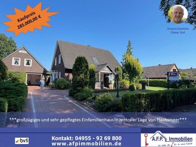 Einfamilienhaus zum Kauf 285.000 € 6 Zimmer 150 m² 1.635 m² Grundstück Flachsmeer Westoverledingen 26810