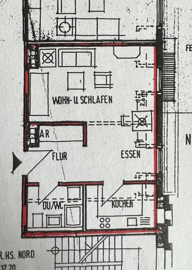 Wohnung zur Miete 440 € 1 Zimmer 43,9 m² 4. Geschoss Baden-Baden - Kernstadt Baden-Baden 76530
