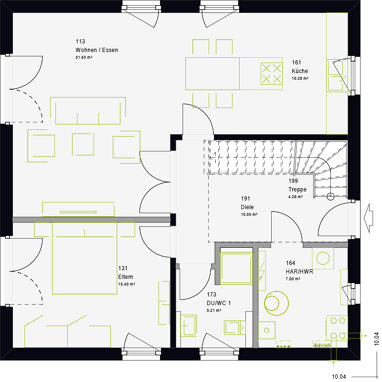 Einfamilienhaus zum Kauf Provisionsfrei 462.326 € 4 Zimmer 145 m² 391 m² Grundstück Qualburg Bedburg-Hau 47551