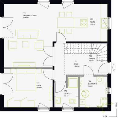 Einfamilienhaus zum Kauf provisionsfrei 462.326 € 4 Zimmer 145 m² 391 m² Grundstück Qualburg Bedburg-Hau 47551