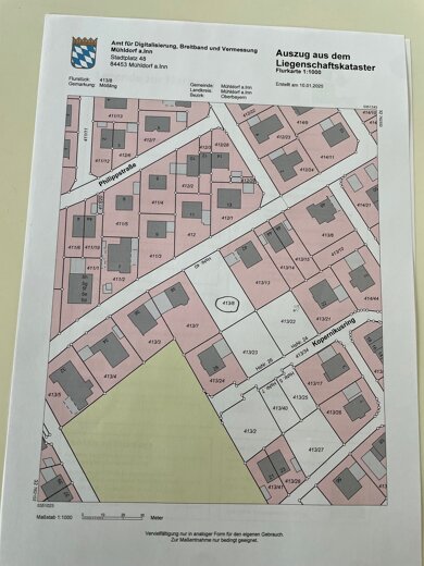 Grundstück zum Kauf provisionsfrei 680.000 € 917 m² Grundstück Buchnerstraße 40 Mühldorf Mühldorf a.Inn 84453