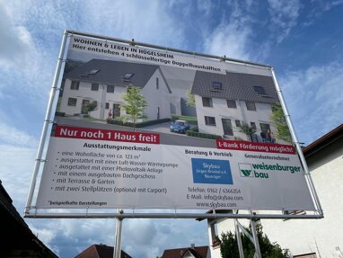 Doppelhaushälfte zum Kauf Provisionsfrei 455.000 € 5 Zimmer 123 m² 270 m² Grundstück Hügelsheim 76549