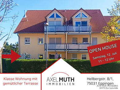 Wohnung zum Kauf 348.800 € 4 Zimmer 92 m² EG Hellbergstraße 8/1 Eppingen Eppingen 75031