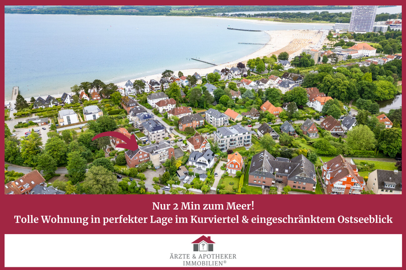 Wohnung zum Kauf 309.000 € 2 Zimmer 55,4 m²<br/>Wohnfläche 2.<br/>Geschoss Alt-Travemünde / Rönnau Lübeck / Travemünde 23570