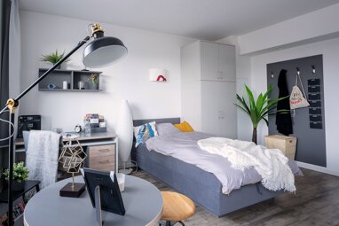 Apartment zur Miete 632 € 1 Zimmer 19 m² frei ab sofort Schöfferstraße 2 Verlegerviertel Darmstadt 64295