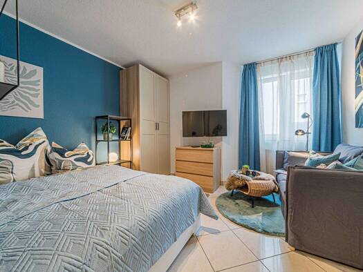 Wohnung zur Miete 1.100 € 1 Zimmer 21 m² 1. Geschoss frei ab 01.01.2026 Bockenheim Frankfurt am Main 60486