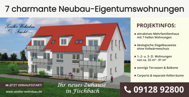 Wohnung zum Kauf Provisionsfrei 541.400 € 3 Zimmer 91,2 m² 1. Geschoss Hutbergstraße 2a Fischbach Nürnberg 90475