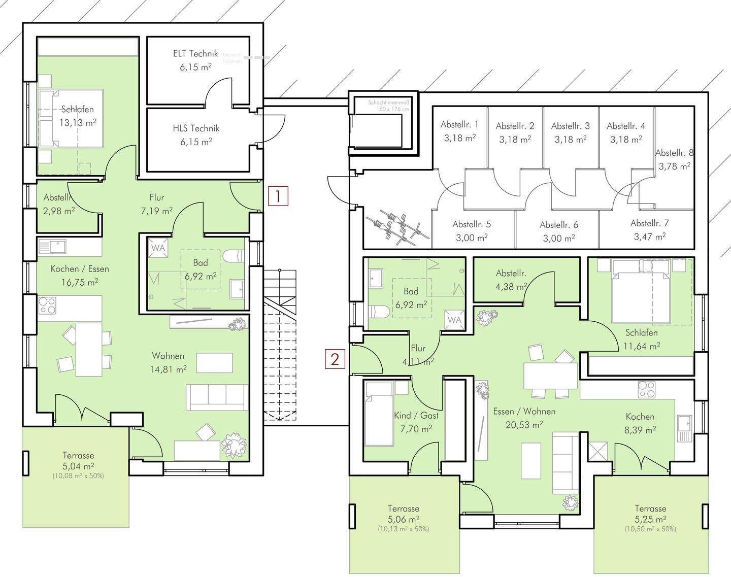 Immobilie in Hutthurm - Betreutes Wohnen in Hutthurm Wohnung 2 - Bild 4