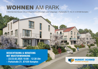 Wohnung zum Kauf provisionsfrei 729.000 € 3 Zimmer 97,4 m² 1. Geschoss Parkstraße 17 Kempten Kempten (Allgäu) 87439