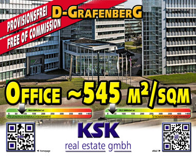 Bürogebäude zur Miete Provisionsfrei 17 € 545,2 m² Bürofläche Düsseltal Düsseldorf 40237