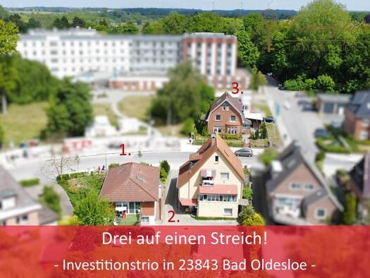 Haus zum Kauf 839.000 € 428,5 m² 1.412 m² Grundstück Schützenstraße 52-52 A, 53 Bad Oldesloe 23843