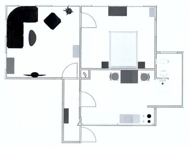 Apartment zur Miete 450 € 2 Zimmer 45 m² 2. Geschoss Lauterbach 78730
