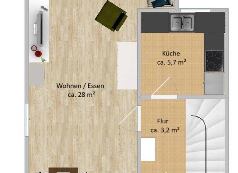 Haus zum Kauf 885.000 € 3 Zimmer 76 m² 455 m² Grundstück frei ab sofort Milbertshofen-Am Hart München 80937