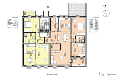Wohnung zum Kauf 428.800 € 3 Zimmer 128 m² 1. Geschoss Innenstadt Wilhelmshaven 26382