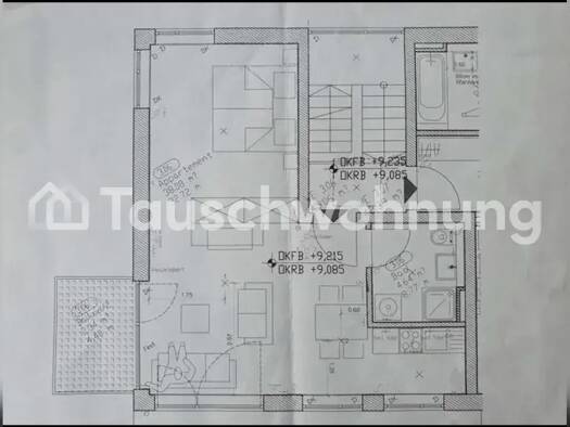 Terrassenwohnung zur Miete Tauschwohnung 640 € 2 Zimmer 48 m² 3. Geschoss Steinweg Regensburg 93059