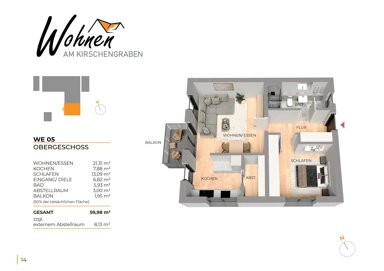 Wohnung zum Kauf provisionsfrei als Kapitalanlage geeignet 284.900 € 2 Zimmer 60 m² Michelriether Strasse 10 Altfeld Marktheidenfeld 97828