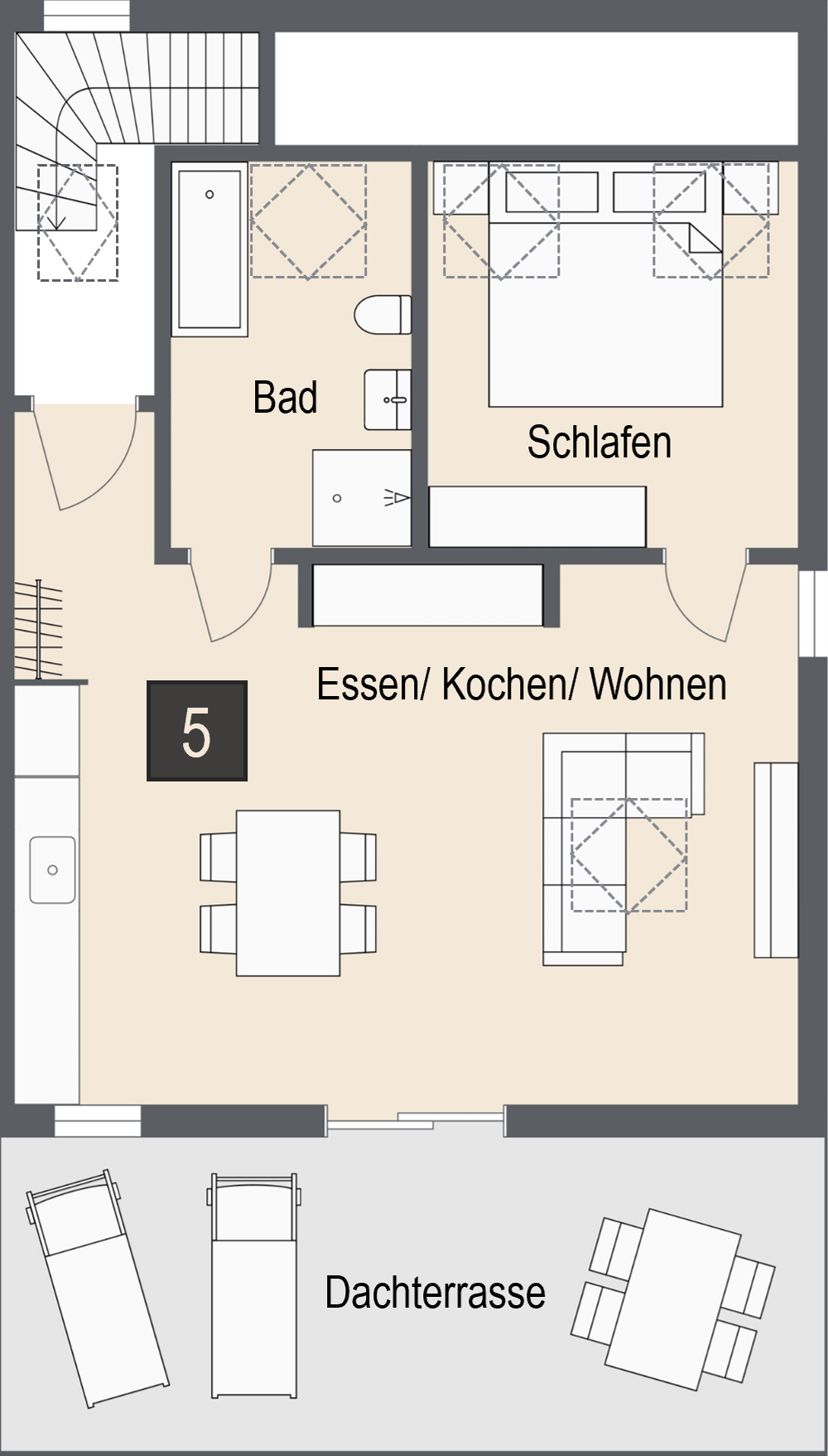 Wohnung zum Kauf Provisionsfrei 349.000 € 2 Zimmer 58,2 m²<br/>Wohnfläche Gammelsdorf Gammelsdorf 85408