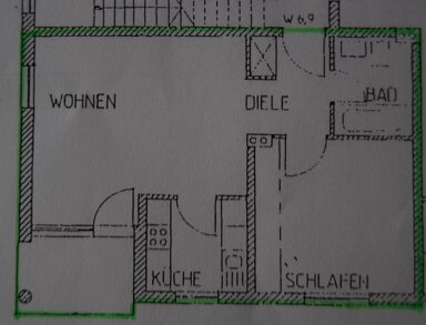 Wohnung zur Miete 400 € 2 Zimmer 53 m² Bad Kissingen Bad Kissingen 97688