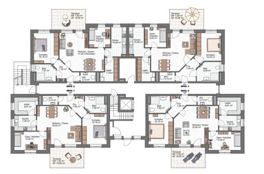 Penthouse zum Kauf provisionsfrei als Kapitalanlage geeignet 649.500 € 3 Zimmer 142,6 m² Ostlandstraße 38 Schwanewede Schwanewede 28790