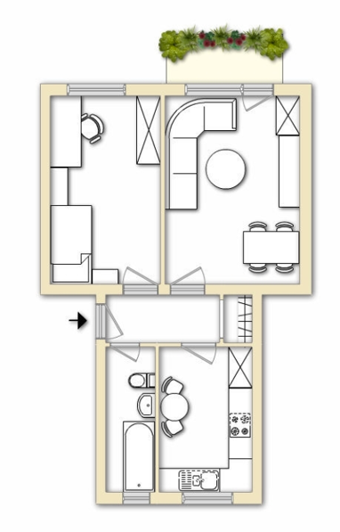 Wohnung zum Kauf 190.000 € 2 Zimmer 55 m² Weissenburger Straße 2 Wilhelmstadt Berlin 13595