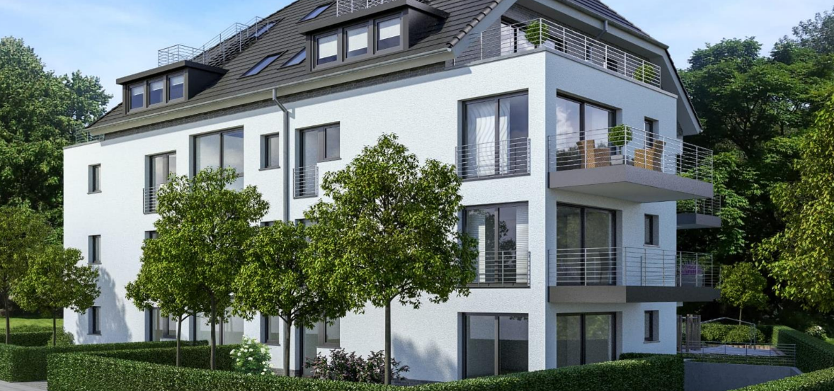 Exklusive Penthouse Wohnung eines barrierefreien Mehrfamilienhauses & Tiefgarage