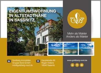 Wohnung zum Kauf als Kapitalanlage geeignet 155.000 € 1 Zimmer 41,3 m² Sassnitz Sassnitz 18546