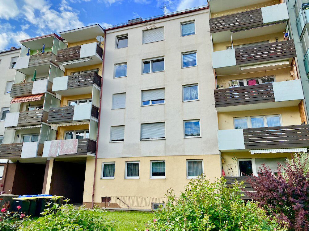 Wohnung zur Miete 470 € 1 Zimmer 34 m²<br/>Wohnfläche 3. Stock<br/>Geschoss Ab sofort<br/>Verfügbarkeit Hohe Marter Nürnberg 90441
