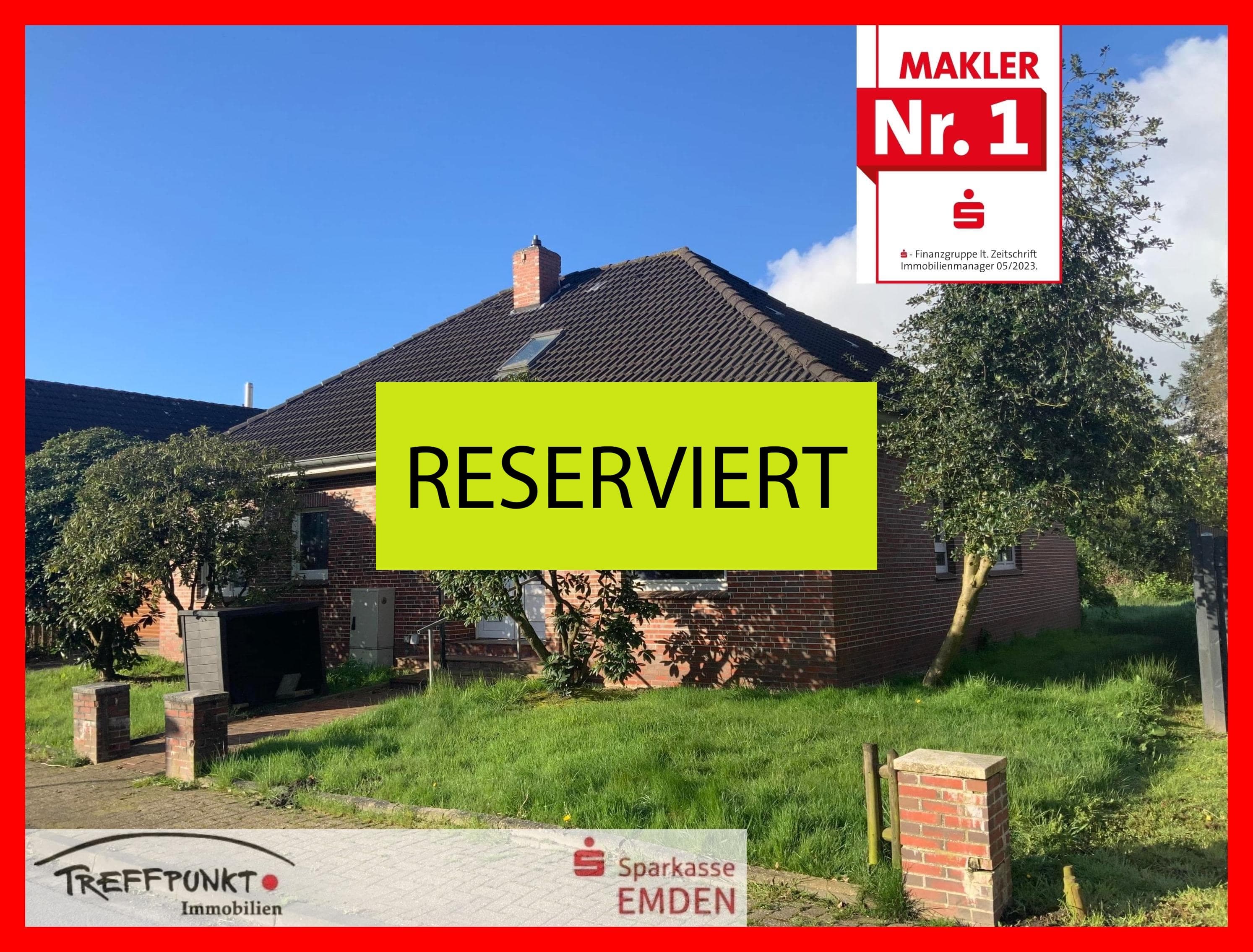 Bungalow zum Kauf 210.000 € 4 Zimmer 131 m²<br/>Wohnfläche 766 m²<br/>Grundstück ab sofort<br/>Verfügbarkeit Hinte Hinte 26759