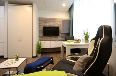 Wohnung zur Miete Wohnen auf Zeit 1.062 € 1 Zimmer 19 m² frei ab sofort Kaiserstraße Hochschule für Gestaltung Offenbach am Main 63065