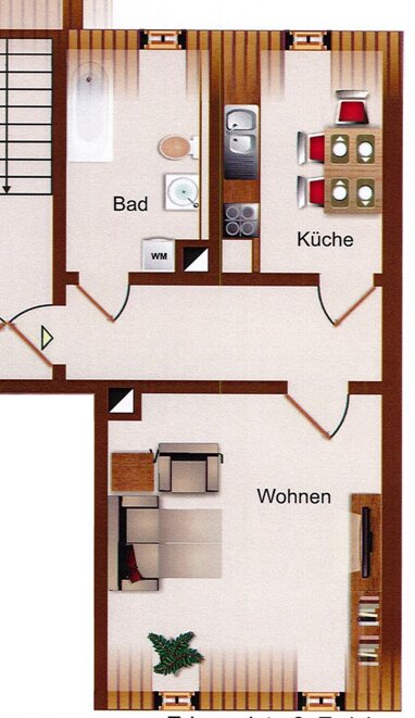 Wohnung zur Miete 257 € 1 Zimmer 46,4 m² Edmundstr. 6WE 04 Pölbitz 315 Zwickau-Pölbitz 08058