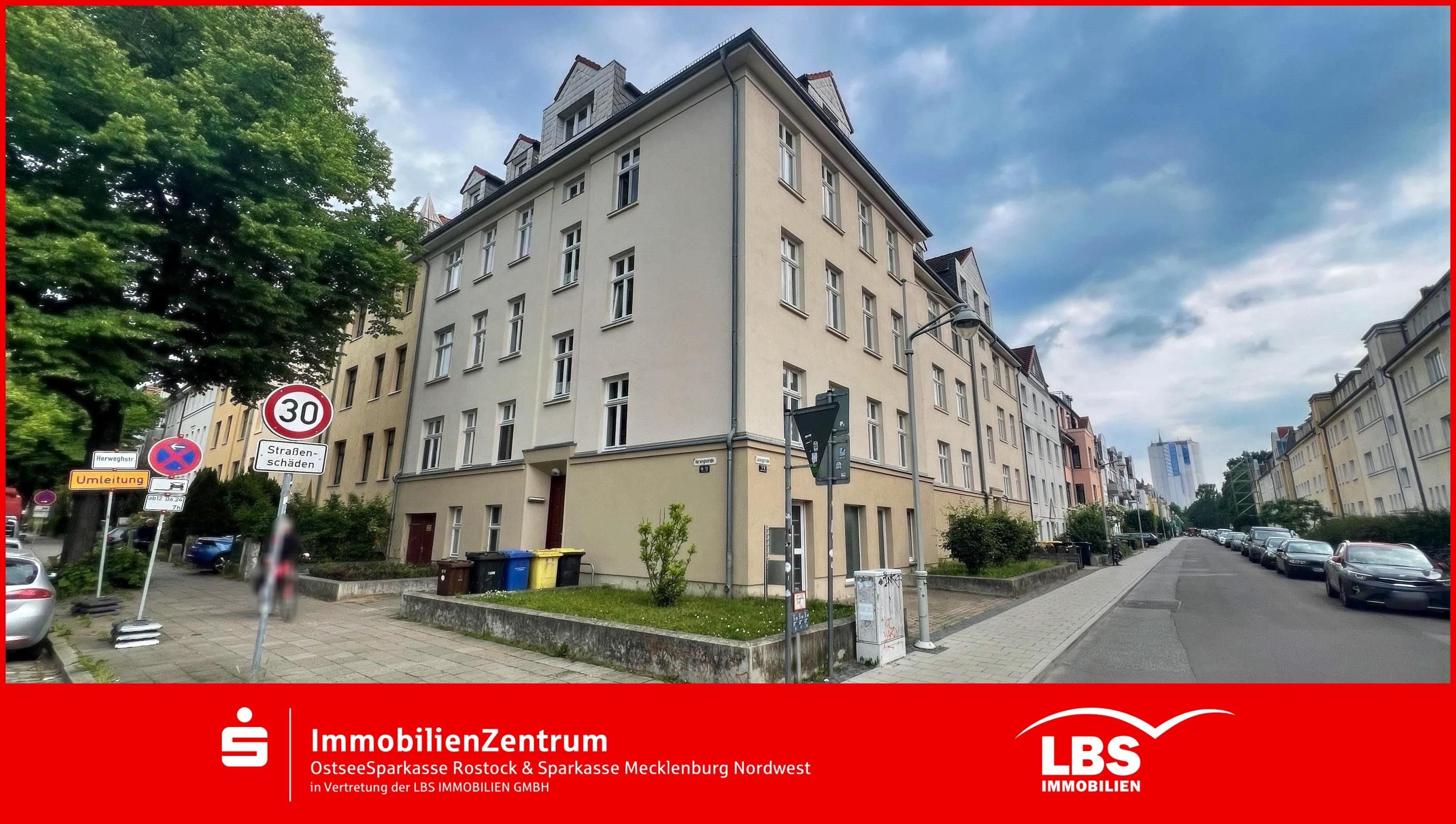 Wohnung zum Kauf 189.000 € 3 Zimmer 64 m²<br/>Wohnfläche ab sofort<br/>Verfügbarkeit Stadtmitte Rostock 18055