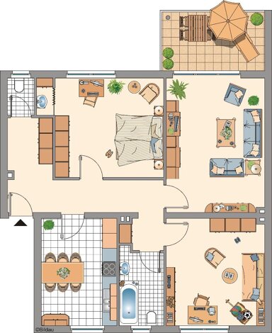 Wohnung zur Miete 799 € 3 Zimmer 87,4 m² EG frei ab 01.02.2025 Mittelstraße 49 Unterstolberg Stolberg 52222