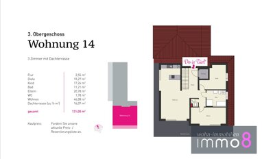 Penthouse zum Kauf Provisionsfrei 839.000 € 3 Zimmer 131 m² Schrobenhausen Schrobenhausen 86529