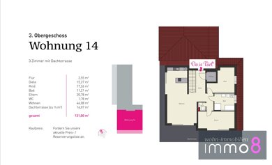 Penthouse zum Kauf provisionsfrei 839.000 € 3 Zimmer 131 m² frei ab sofort Schrobenhausen Schrobenhausen 86529