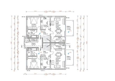 Terrassenwohnung zur Miete 1.299 € 3 Zimmer 114 m² 1. Geschoss Planungsbezirk 120 Straubing 94315