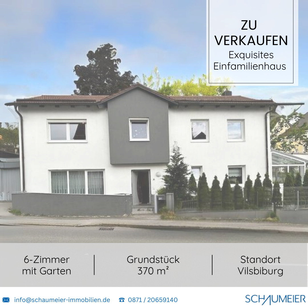 Einfamilienhaus zum Kauf 470.000 € 6 Zimmer 192 m²<br/>Wohnfläche 370 m²<br/>Grundstück Vilsbiburg Vilsbiburg 84137