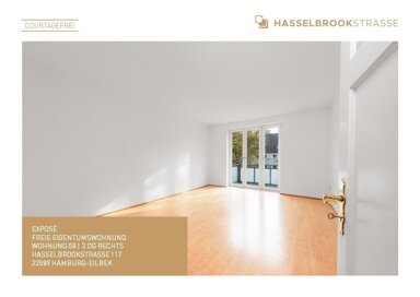 Wohnung zum Kauf provisionsfrei 370.000 € 4 Zimmer 72,9 m² 3. Geschoss frei ab sofort Hasselbrookstraße 117 Eilbek Hamburg 22089