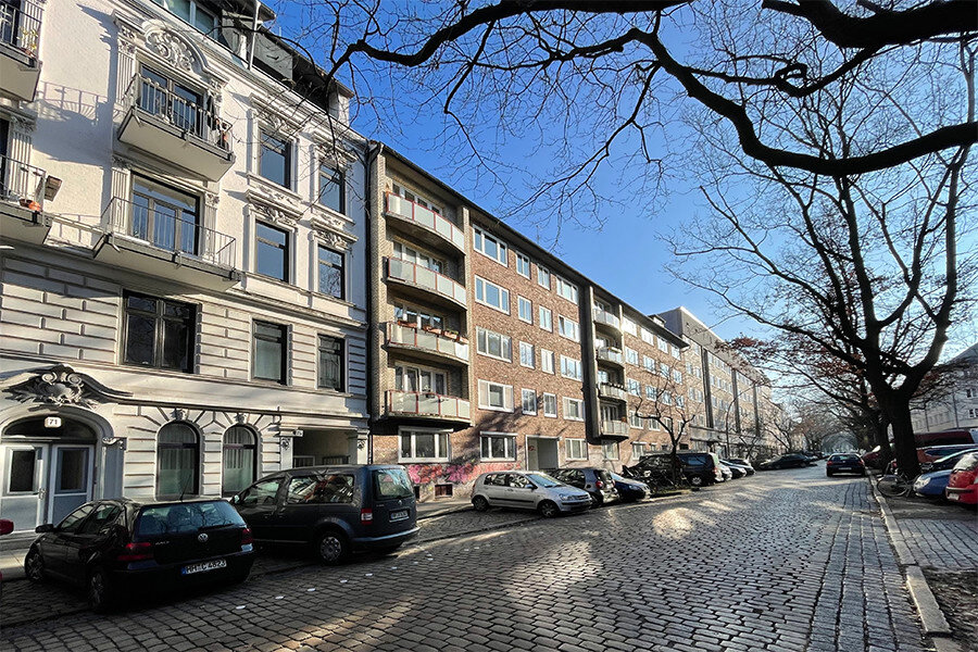 Wohnung zum Kauf 595.000 € 3 Zimmer 75,4 m²<br/>Wohnfläche 4. Stock<br/>Geschoss Langenfelder Straße 59 Altona - Nord Hamburg 22769