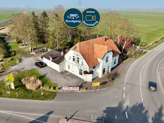 Haus zum Kauf 349.000 € 16 Zimmer 370 m² 2.407 m² Grundstück Popkenhöge Ovelgönne 26939