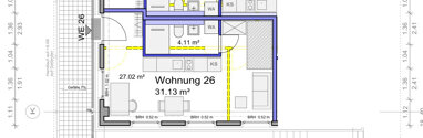 Apartment zur Miete 342 € 1 Zimmer 31,1 m² 2. Geschoss Fürstenstraße 63-65 Sonnenberg 215 Chemnitz 09130